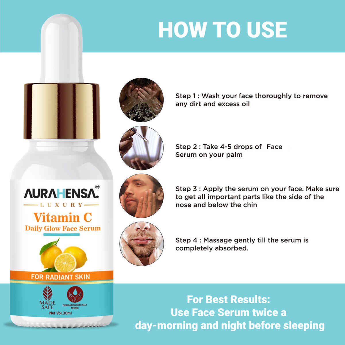 Buy Vitamin C Face Serum for Anti Aging and Young Skin at Best Price